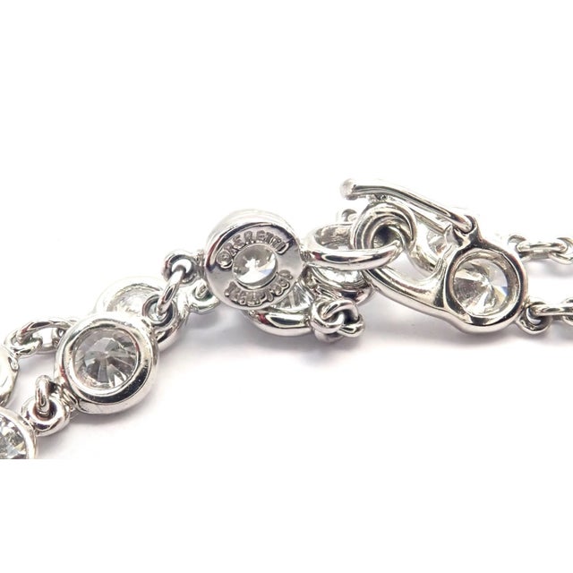 Tiffany & Co. Peretti Platinum Diamonds by the Yard Necklace For Sale - Image 13 of 17