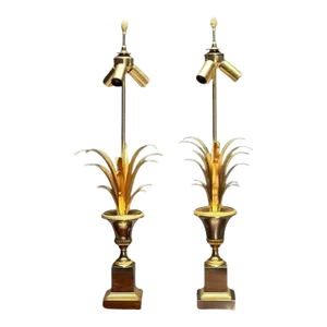 Maison Charles Attr, Hollywood Regency, French Table Lamps, France, 1950s