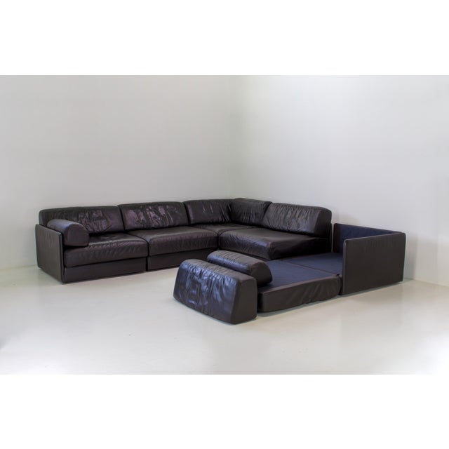 De sede ds-76 – modular leather sofa (5 elements) an original de sede ds-76, an iconic modular designer sofa designed and...