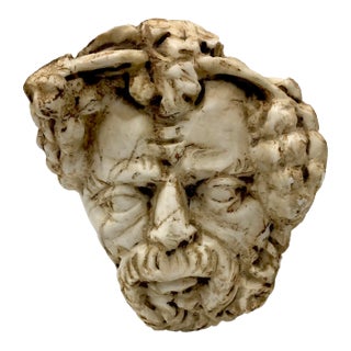 Vintage Resin Sculpted Head Reproduction of Ancient Greece For Sale