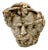 Vintage Resin Sculpted Head Reproduction of Ancient Greece For Sale
