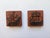 Mid-Century Ceramic Tiles with Viking Motifs from Thyssen, 1960s, Set of 2, in Flawless conditions. Designed 1960 to 1969
