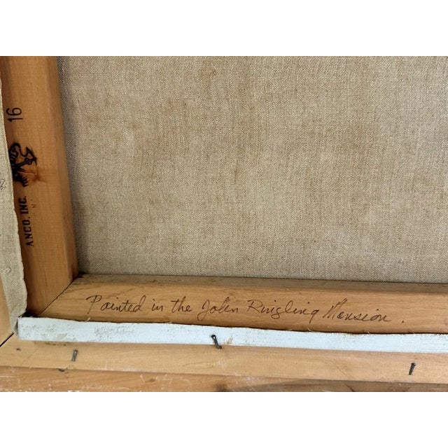 1940s 1940s Helen Sawyer Still Life Oil Painting "Arrangement for Sallie" For Sale - Image 5 of 6