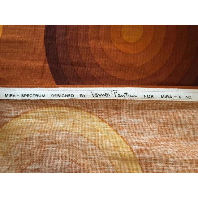 Textile Fabric Spectrum Curtains by Verner Panton for Mira-X, 1960s, Set of 2 For Sale - Image 7 of 8