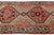 Terra Cotta Mid-Century Hand-Knotted Vintage Kurdish Wool Hallway Runner Rug With Geometric Tribal Medallions For Sale - Image 8 of 9