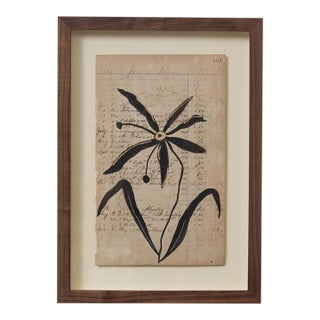 Pétale Drawing by Afsoon Thayer For Sale