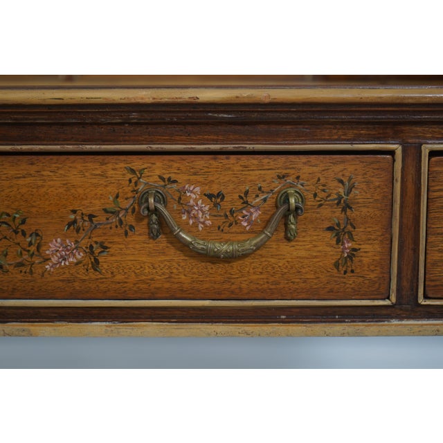 Imperial Adams Style Paint Decorated Carlton House Desk For Sale - Image 10 of 18