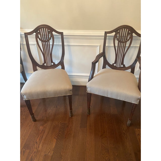 Chippendale Mahogany Dining Chairs For Sale - Image 3 of 3