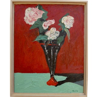 Roses on Red For Sale