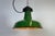 Industrial Green Enamel Factory Pendant Lamp, 1960s For Sale - Image 17 of 18