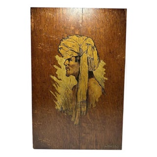Antique Meyercord Co. Advertising Panel: Head Dresses of the Orient, 1904 For Sale