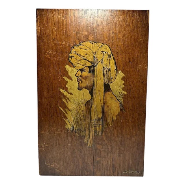 Antique Meyercord Co. Advertising Panel: Head Dresses of the Orient, 1904 For Sale