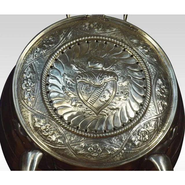 Brass Coal Bin, 1890s For Sale - Image 5 of 8