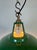 Industrial Green Enamel Factory Pendant Lamp, 1960s For Sale - Image 9 of 18