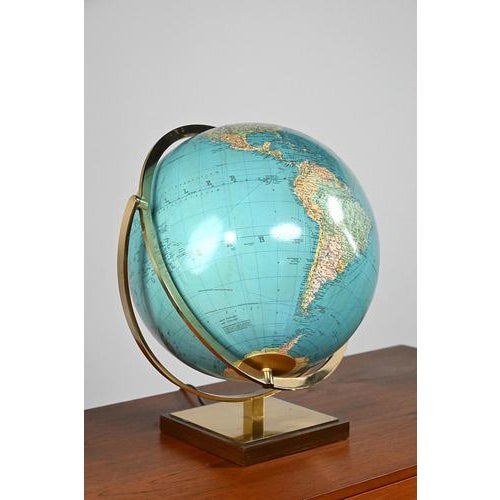 Columbus Duo Globe in Brass For Sale - Image 14 of 14