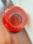 Ceramic Red Glazed Ceramic Onion Vase attributed to Keramar, Bruges, 1960s For Sale - Image 7 of 8