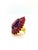 2000 - 2009 Bochic “Orient” Vintage Natural Ruby & Amethyst Ring Set In 18 K Gold & Silver For Sale - Image 5 of 9