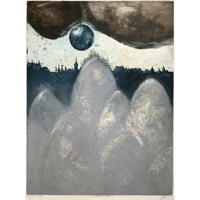 Rafal Strent, Four Centuries, Etching on Paper, 1996 For Sale - Image 6 of 8