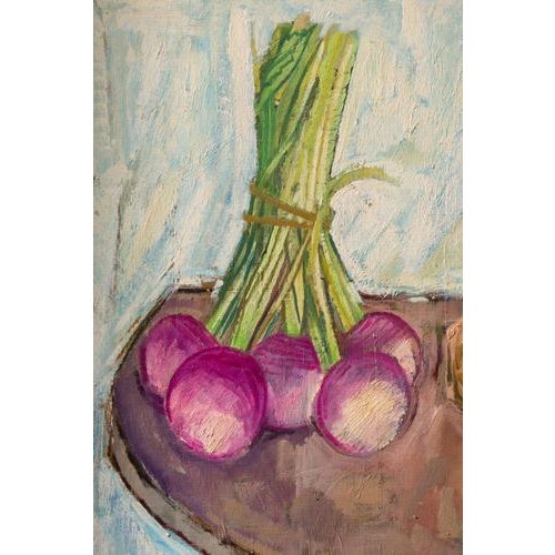 Frederick Arthur Jessup, Still Life with Chestnuts, Oil Painting on Canvas, 1963, Framed For Sale - Image 4 of 9