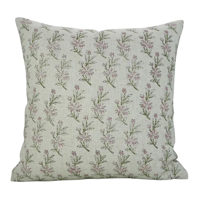 Fabdivine Artisan Block Print Water Replicant Cushion Cover 20x20 Inch Cotton Linen- Deepika For Sale