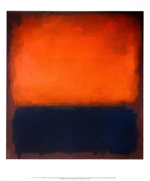 1998 Mark Rothko "No. 14 (1960)" Poster