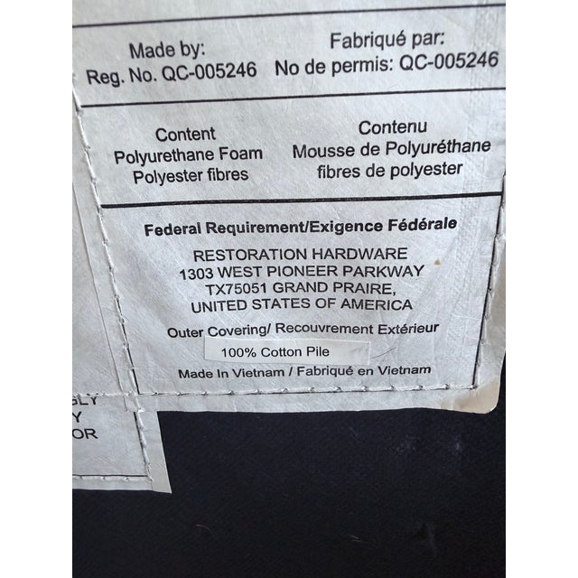 Wood Restoration Hardware French Contemporary Barrelback Chair For Sale - Image 7 of 7