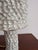 Handmade Ceramic Table Lamp With Textured Stoneware Surface in White Color For Sale - Image 4 of 7