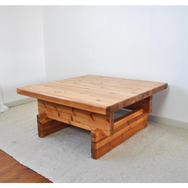 Solid Pine Coffee Table by Roland Wilhelmsson for Karl Andersson & Söner, Sweden, 1970s For Sale - Image 11 of 11