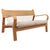 Vintage Two-Seater Sofa in Oak by Hans J. Wegner for Getama, 1970s For Sale - Image 9 of 9