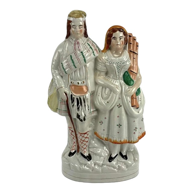 Antique Staffordshire Scottish Highlanders Figurine For Sale