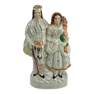 Antique Staffordshire Scottish Highlanders Figurine
