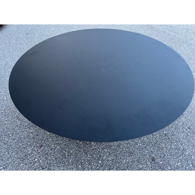 Late 20th Century Roche Bobois Aqua Matte Carrera Dining Table For Sale - Image 5 of 8