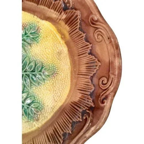 Antique Majolica Fern Bowl For Sale - Image 4 of 5