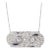 Vintage 3.25ct Diamond Art Deco Necklace Platinum 17" Sapphire Estate Jewelry For Sale
