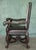 Antique Victorian Carolean Mahogany and Leather Throne Armchairs, 1880, Set of 2 For Sale - Image 16 of 18