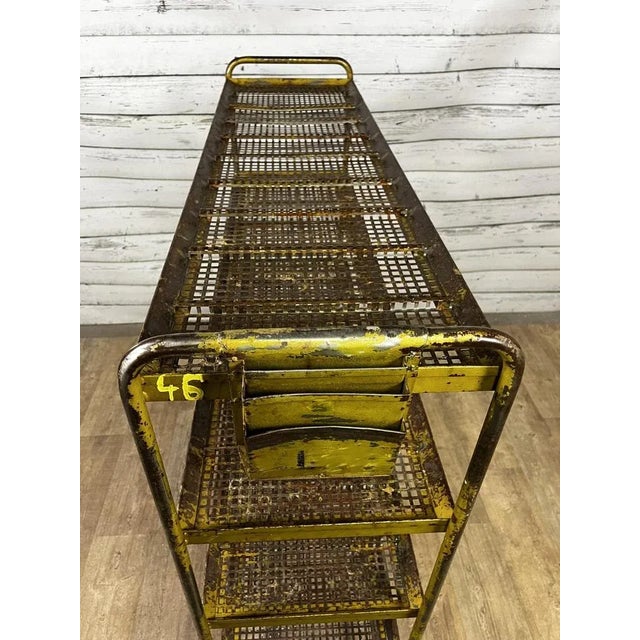 Industrial Cart Rack in Iron For Sale - Image 5 of 9