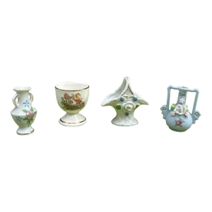 Collection of Vintage Miniature Vases- Set of 4