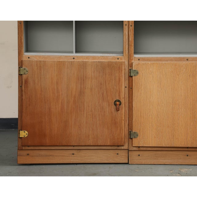 2-Piece Scandinavian Oak Bookcase System by Børge Mogensen, Denmark 1970s For Sale In New York - Image 6 of 17