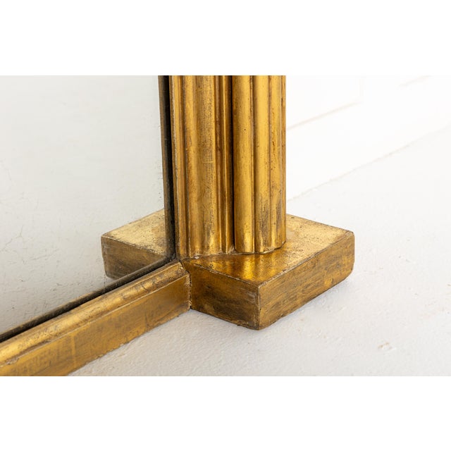 Large Antique English Regency Giltwood Mirror For Sale - Image 5 of 6