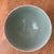 Vintage Korean Porcelain Crackle Celadon Glazed Bamboo Motif Matcha Tea Bowl (Chawan) For Sale - Image 4 of 12