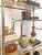 Vintage Milo Baughman Style Brass Tone Etagere Shelf Vintage Hollywood Regency For Sale - Image 10 of 17
