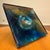 1990s Blue Lucite Abstract Pyramid Sculpture -Signed and Dated '98 For Sale - Image 5 of 10