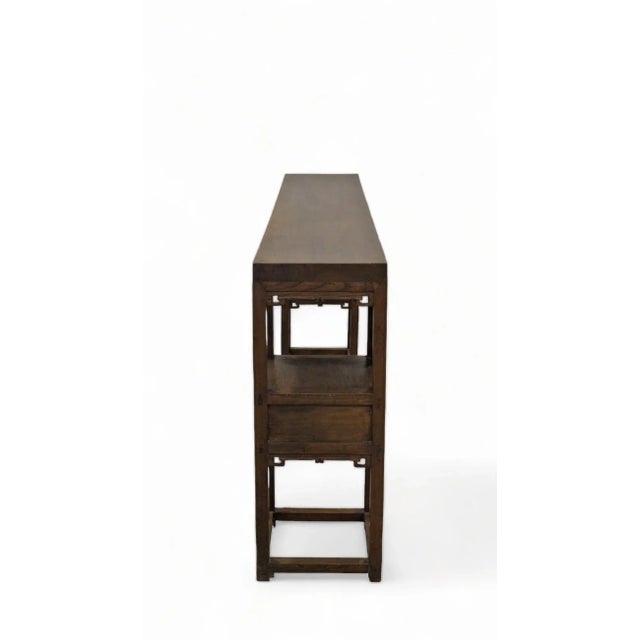 Wood Antique Qing Writing Desk Console Table For Sale - Image 7 of 12