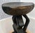 Mid 20th Century Vintage Tonga Hand Carved Wood Stool – Brutalist Sculptural Side / Plant Table, 14" For Sale - Image 5 of 9