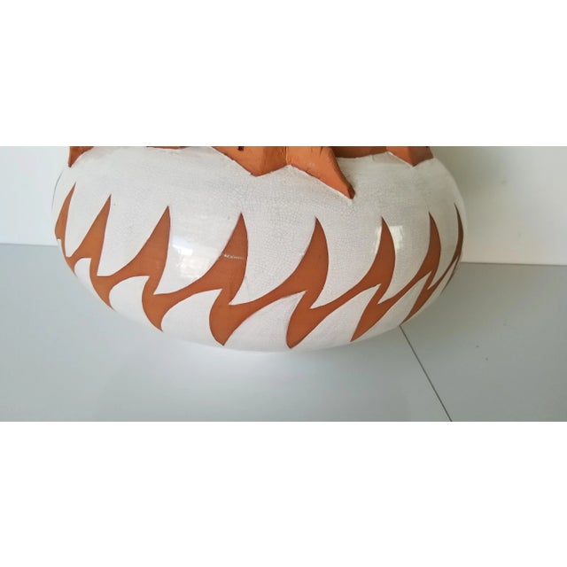 1980s Ezzell Sculptural " Pueblo" Southwestern Native American Pottery Vase For Sale In Miami - Image 6 of 11