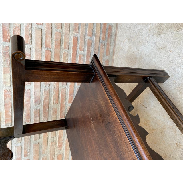 Early 20th Century French Bench in Wood, 1920 For Sale - Image 9 of 18
