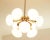Mid-Century Sputnik Milk Glass Chandelier, 1960s For Sale - Image 4 of 10