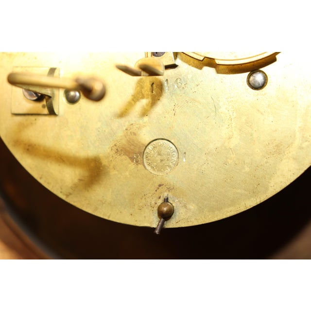 Bronze 19th C. French Louis XV Style Ormolu & Bronze Clock Set by Balthazard Paris For Sale - Image 8 of 17