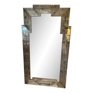Large Ghosted Mirror Skyscraper Mirror For Sale