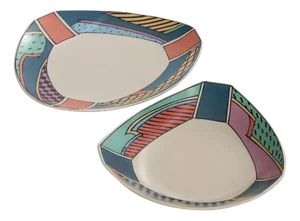 Postmodern Tableware by Dorothy Hefner for Rosenthal Studio Line, 1980s, Set of 6